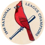 1946 ST. LOUIS CARDINALS "NATIONAL LEAGUE CHAMPIONS" LARGE BUTTON.