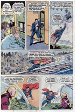 "SUPERMAN" VOL. 1 #286 COMIC BOOK PAGE ORIGINAL ART * SPECIALTY ART DISPLAY BY CURT SWAN.