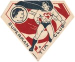 "SUPERMAN-TIM CLUB" LARGE PATCH.