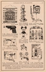 1935 "JORBA" DEPARTMENT STORE TOY CATALOG FROM BARCELONA WITH MANY RARE DISNEY TOYS.