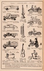 1935 "JORBA" DEPARTMENT STORE TOY CATALOG FROM BARCELONA WITH MANY RARE DISNEY TOYS.