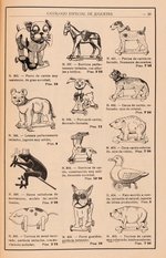 1935 "JORBA" DEPARTMENT STORE TOY CATALOG FROM BARCELONA WITH MANY RARE DISNEY TOYS.