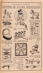 1935 "JORBA" DEPARTMENT STORE TOY CATALOG FROM BARCELONA WITH MANY RARE DISNEY TOYS.