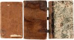 TWO CIVIL WAR DIARIES & AUTOGRAPH BOOK OF COMRADES OF MAHLON HAINES, FATHER OF THE SHOE WIZARD.