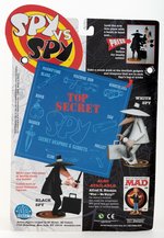 "SPY VS SPY" WHITE SPY ACTION FIGURE ON CARD BY DC DIRECT.