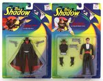 "THE SHADOW" ACTION FIGURE CARDED PAIR (LIGHTNING DRAW & TRANSFORMING).