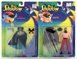 "THE SHADOW" ACTION FIGURE CARDED PAIR (NINJA & AMBUSH SHADOW).