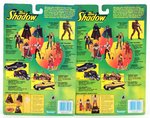 "THE SHADOW" ACTION FIGURE CARDED PAIR (NINJA & AMBUSH SHADOW).