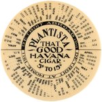 1911 DETROIT TIGERS "PLANTISTA THAT GOOD HAVANA CIGAR" POCKET MIRROR.