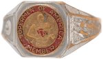 "SUPERMEN OF AMERICA - MEMBER" THE FIRST SUPERMAN RING AND 1940 CONTEST PRIZE.