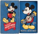 "INGERSOLL MICKEY MOUSE WRIST WATCH" BOXED FALL 1935 VERSION.