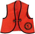 "MICKEY MOUSE CLUB" VERY RARE FELT VEST AND FEZ.