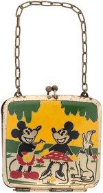 MICKEY AND MINNIE MOUSE COHN & ROSENBERGER METAL CHILD'S PURSE.