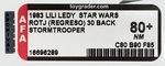LILI LEDY "STAR WARS: RETURN OF THE JEDI - STORMTROOPER" 30 BACK AFA 80+ NM.