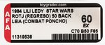 LILI LEDY "STAR WARS: RETURN OF THE JEDI - PRINCESS LEIA ORGANA (COMBAT PONCHO)" 50 BACK AFA 60 EX.