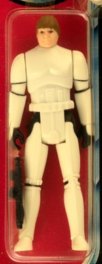 "STAR WARS: POWER OF THE FORCE - LUKE SKYWALKER (IMPERIAL STORMTROOPER)" 92 BACK AFA 80+ Y-NM.