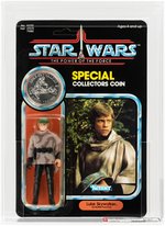 "STAR WARS: THE POWER OF THE FORCE - LUKE SKYWALKER (BATTLE PONCHO)" 92 BACK AFA U85 Y-NM+.