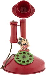 MICKEY MOUSE N.N. HILL TOY CANDLESTICK TELEPHONE.