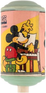 "MICKEY MOUSE" CELLULOID BABY RATTLE.