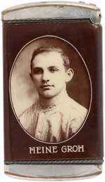 C. 1912 HEINIE GROH REAL PHOTO MATCH SAFE.