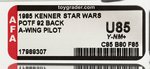 "STAR WARS: THE POWER OF THE FORCE - A-WING PILOT" 92 BACK AFA U85 Y-NM+.