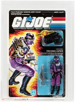 "G.I. JOE - A REAL AMERICAN HERO" TECHNO-VIPER: COBRA BATTLEFIELD TECH SERIES 6/34 BACK AFA 85+ NM+.