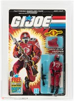 "G.I. JOE - A REAL AMERICAN HERO" COBRA ELITE TROOPER - CRIMSON GUARD SERIES 4/36 BACK AFA 85+ NM+.