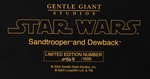 GENTLE GIANT "STAR WARS" IMPERIAL SANDTROOPER AND DEWBACK STATUE DIORAMA.