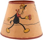 MICKEY MOUSE LAMP WITH RARE SHADE.