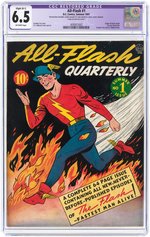 "ALL-FLASH" #1 SUMMER 1941 CGC RESTORED 6.5 SLIGHT (B-1) FINE+.