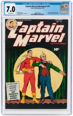 "CAPTAIN MARVEL ADVENTURES" #79 DECEMBER 1947 CGC 7.0 F/VF (FIRST MISTER TAWNEY).