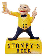 "STONEY'S BEER" FIGURAL DISPLAY.