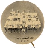 C. 1909 LOS ANGELES B.B.C. REAL PHOTO BUTTON.