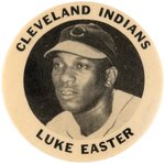 C. 1949 LUKE EASTER "CLEVELAND INDIANS" PM10 STADIUM BUTTON.