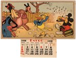 DISNEY PALMOLIVE SOAP PREMIUM 1938 CALENDAR.