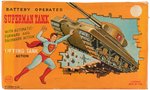 "SUPERMAN TANK" BOXED LINE MAR BATTERY-OPERATED TOY (COLOR VARIETY).