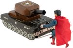 "SUPERMAN TANK" BOXED LINE MAR BATTERY-OPERATED TOY (COLOR VARIETY).