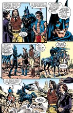 "BATMAN: THE BLUE, THE GREY AND THE BAT" ELSEWORLDS COMIC BOOK PAGE ORIGINAL ART BY ALAN WEISS.