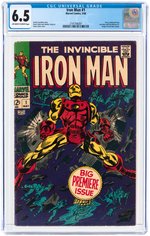 "IRON MAN" #1 MAY 1968 CGC 6.5 FINE+.