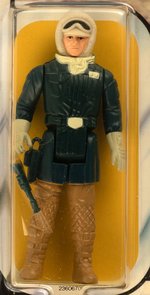 "STAR WARS: THE EMPIRE STRIKES BACK - HAN SOLO (HOTH OUTFIT)" 45 BACK AFA 85+ Y-NM+.