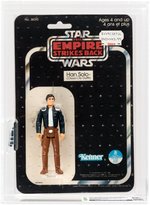 "STAR WARS: THE EMPIRE STRIKES BACK - HAN SOLO" SEARS BLANK BACK CAS 80+ DISPLAY (KENNER CANADA).