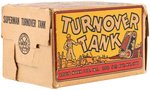 "SUPERMAN TURNOVER TANK" BOXED MARX WIND-UP (SILVER VARIETY).