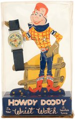 "HOWDY DOODY WRIST WATCH" WITH DIE-CUT DISPLAY.