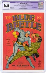 "BLUE BEETLE" #1 WINTER 1939 CGC RESTORED 6.5 EXTENSIVE (B-5) FINE+.