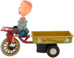 HOWDY DOODY LINE MAR FRICTION DELIVERY CART.