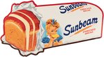 "SUNBEAM" BREAD LARGE TIN ADVERTISING SIGN.