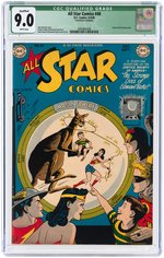 "ALL STAR COMICS" #48 AUGUST-SEPTEMBER 1949 CGC QUALIFIED 9.0 VF/NM.