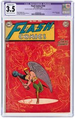 "FLASH COMICS" #104 FEBRUARY 1949 CGC RESTORED 3.5 EXTENSIVE (B-5) VG-.