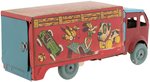 UNAUTHORIZED HOWDY DOODY TIN TRUCK FEATURING FLUB-A-DUB IMAGE.