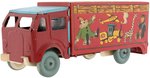 UNAUTHORIZED HOWDY DOODY TIN TRUCK FEATURING FLUB-A-DUB IMAGE.